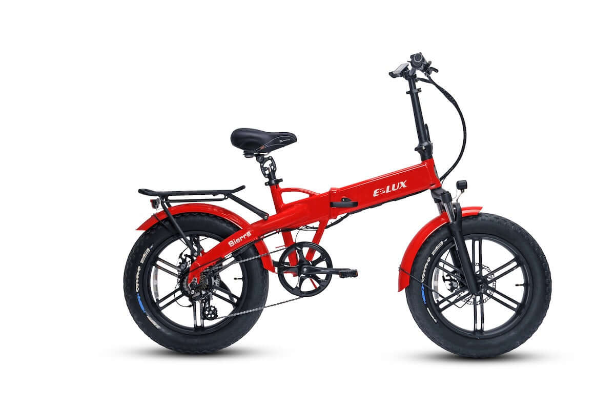 e-lux electric bicycle Sierra GT Folding Fat Tire Electric Bike